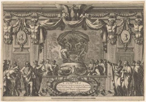 Alcove with an eagle