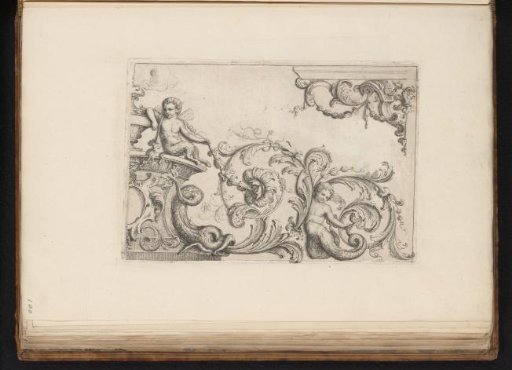 Arabesque with a dolphin and a merman