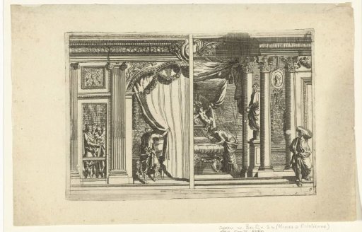 Alcove with variant for the right half