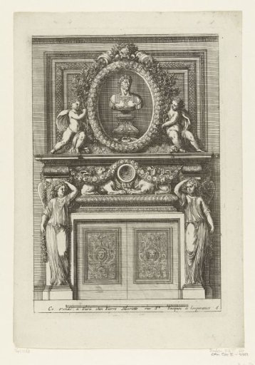 Lower section with an emperor's bust