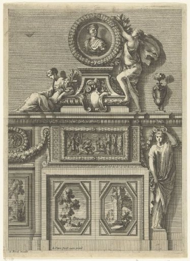 Lower section with variant for the right half