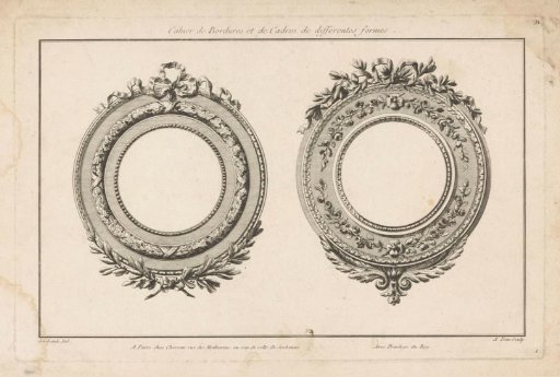 Two round frames