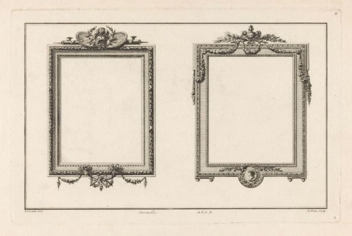 Two rectangular frames