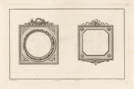 Two square frames