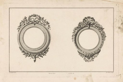 Two round frames