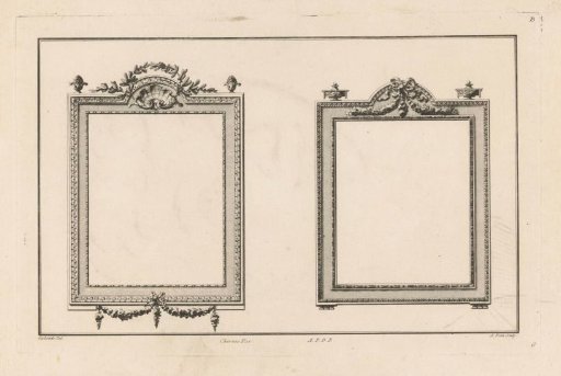 Two rectangular frames