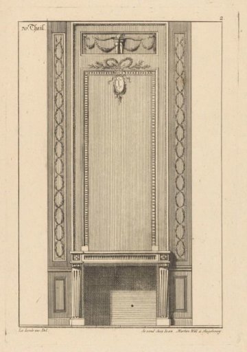 Chimneypiece with medallion