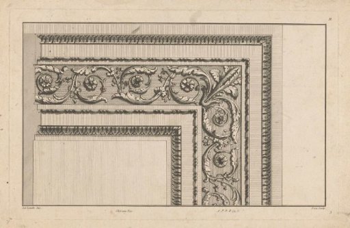 Frame with braided work