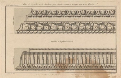 Two cornices