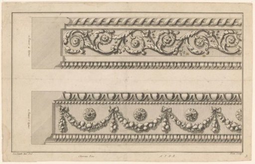 Two cornices