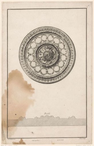 Rosette with vines