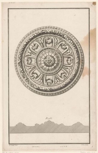Rosette with rocailles