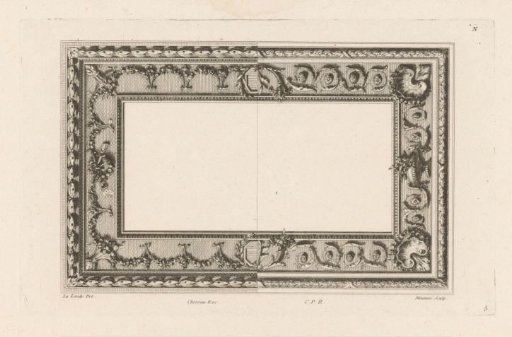 Ceiling with braiding and garlands