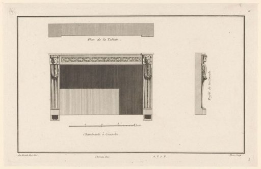 Fireplace with consoles