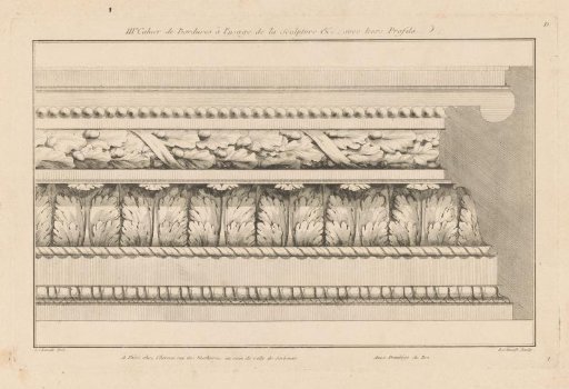Frame with oak leaves and acanthus leaves