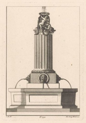 Fountain with putti