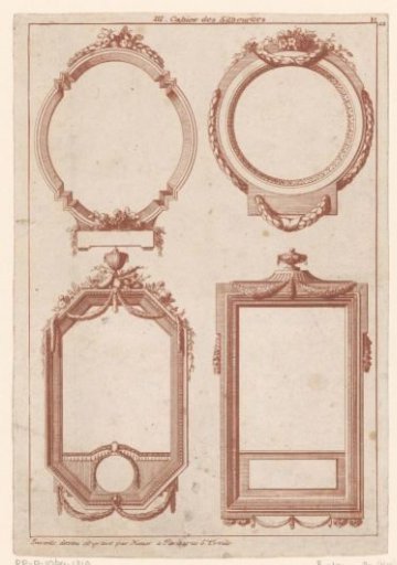 Frames with vases