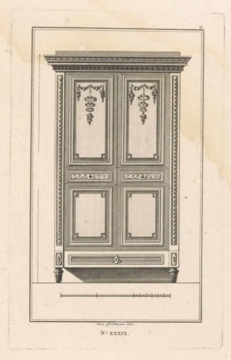 Cabinet with panels