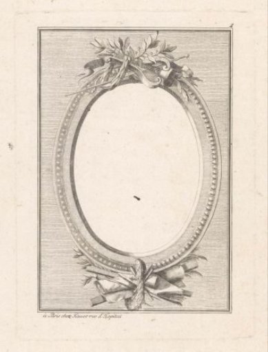Frame with a lyre