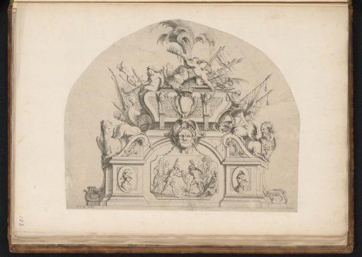 Tomb with soldiers and war trophies