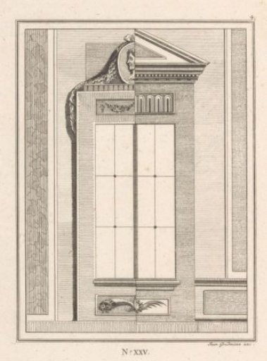 Frame with medallion