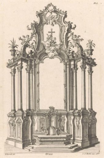 Altar with cross