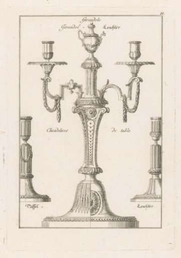 Candlesticks and girandoles