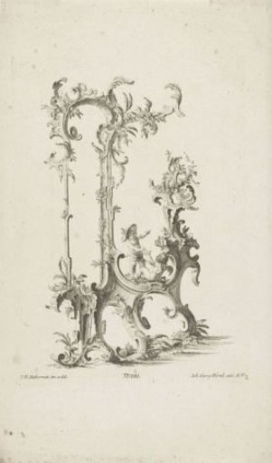Rocailles with putti