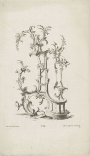 Rocaille with a putto
