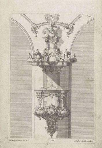 Pulpit with a putto