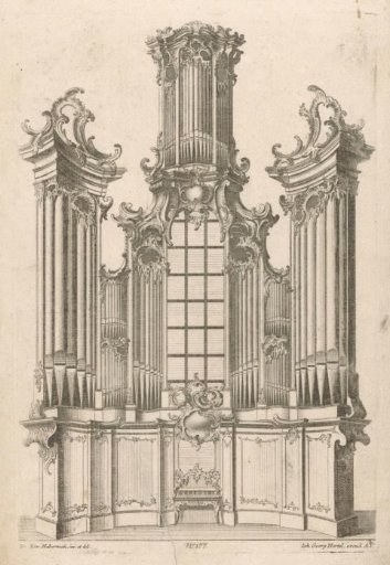 Church Organ with Three Towers