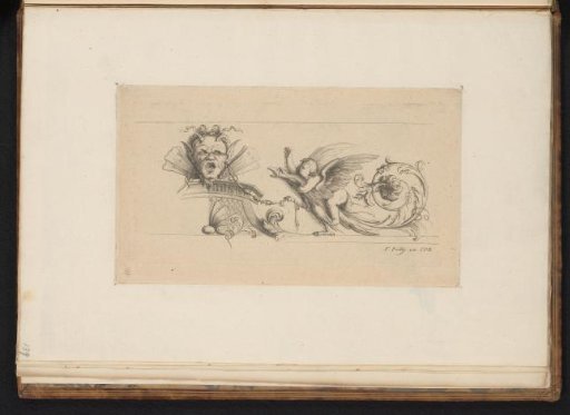 Frieze with a child on an eagle