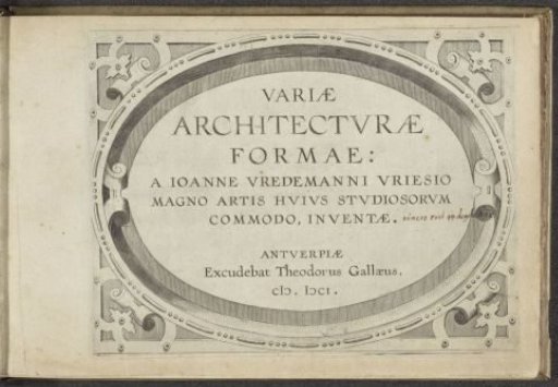 Variae Architecturae Formae (...)