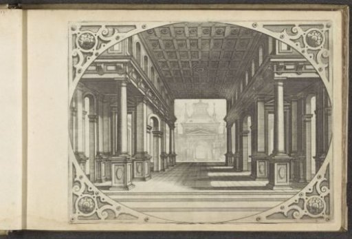Open Hall with a Colonnade on Both Sides