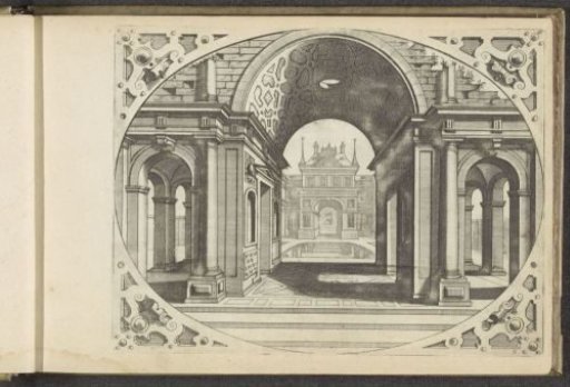 Gateway Building with a Tunnel Vault and View of a City Gate