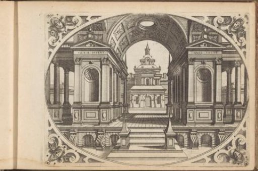 Portal with a Barrel Vault and a City Gate in the Background