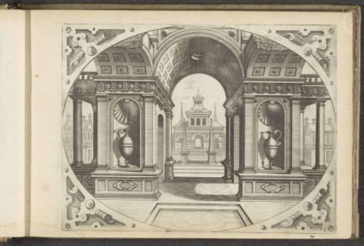 Part of a Portal with Vases in Niches