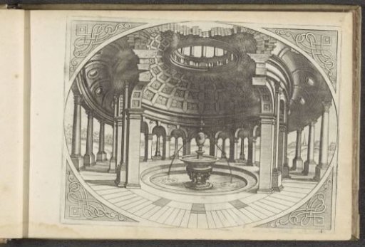 Round Temple with a Central Basin and Fountain