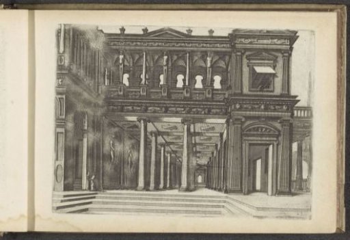 Palace with an Open Hall on the Ground Floor with Ionic Columns