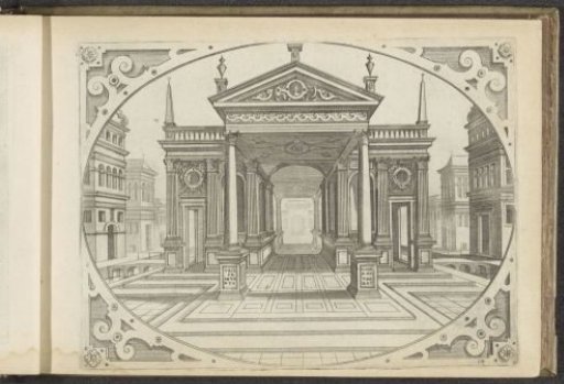 Portal with a Pediment and Composite Order Columns