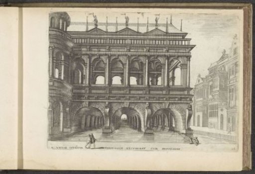 Hall standing on a vaulted cellar in the water