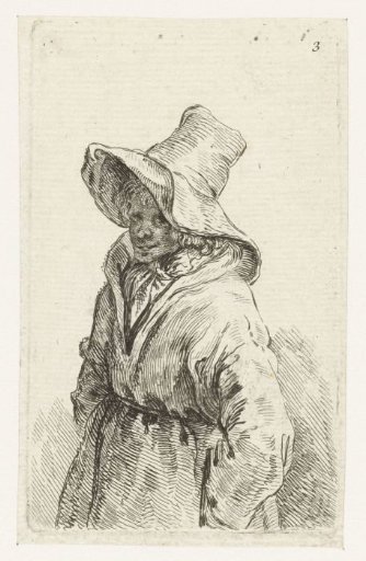 Woman with a Large Hat