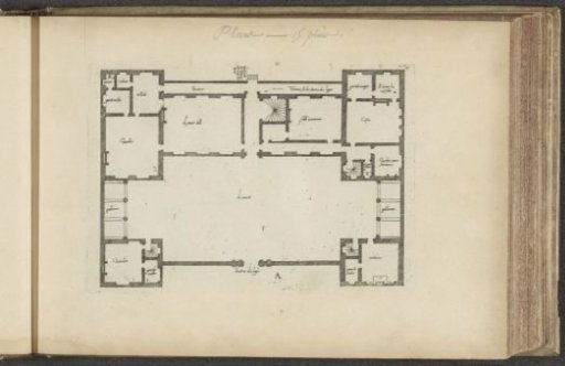 Ground plan of country house A