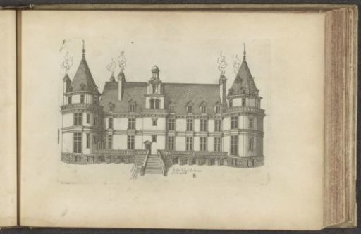 Front elevation of country house B