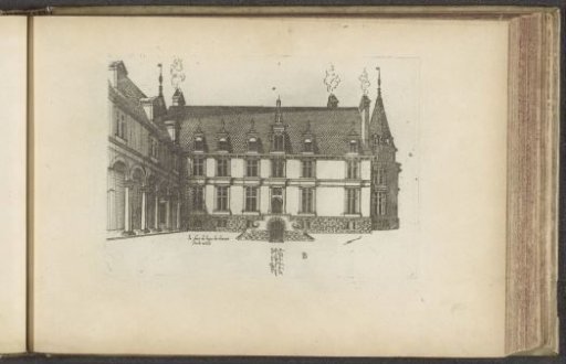 Rear elevation of country house B