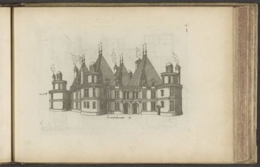 Front elevation of country house C