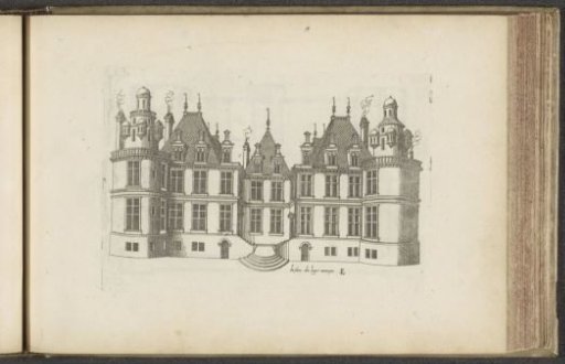 Front elevation of country house E