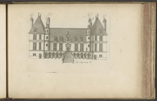 Front elevation of country house F