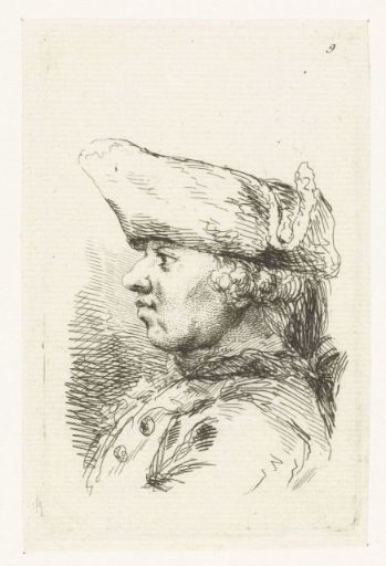 Head of a Man with a Tricorne