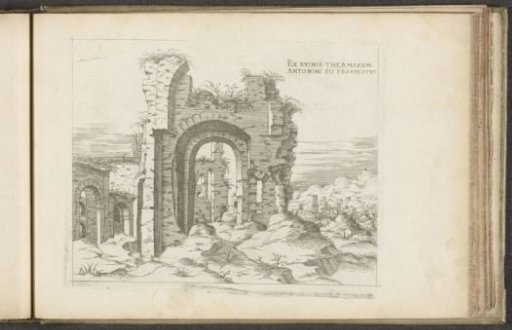 First view of the Baths of Caracalla